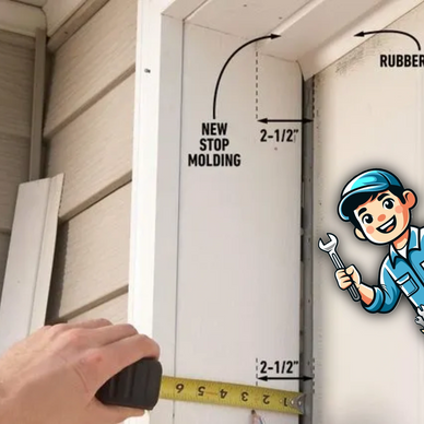 Measurement for Garage Door Trim