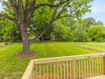 Beautiful landscaping around a residential home in NC