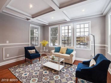Outstanding residential transformation of a sunroom. Vaulted ceilings and exotic hardwood flooring.