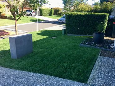 Freshly mowed lawns and pruned hedges