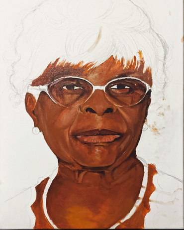 Portrait - Female, Size 18X24 Oil on canvas