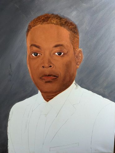 Male portrait, Size 20X30 Oil on canvas