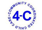 Logo with "4-C" and surrounding text about community coordinated child care.