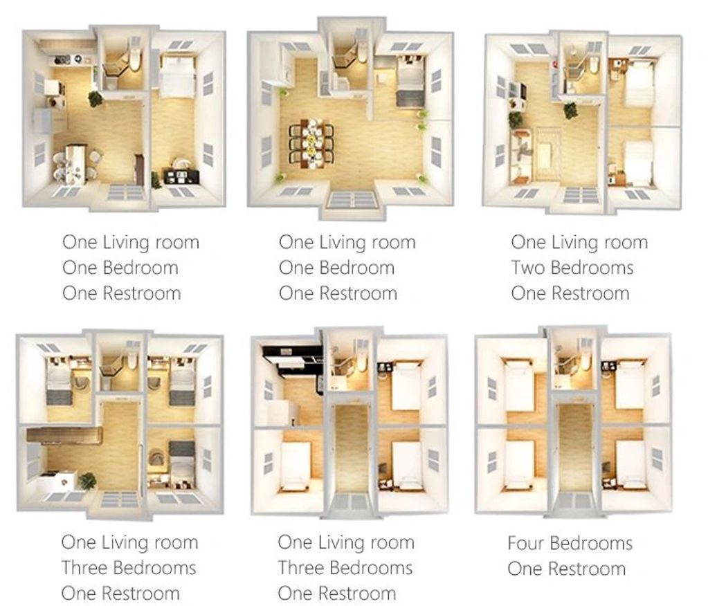 20 FT one, two and three bedrooms