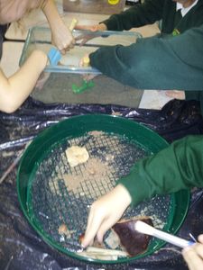 Archaeological dig resources for KS2 Stone Age topic.