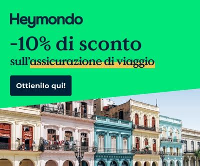 HeyMondo assicurazione medica di viaggio sconto