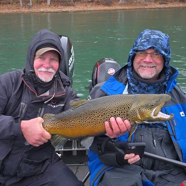 Brown Trout fishing charter Niagara River, Lake Ontario