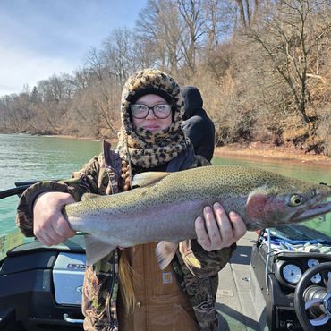 Steelhead fishing charter Niagara River, Lake Ontario