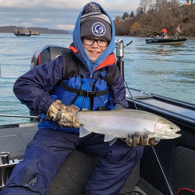 Winter Steelhead Fishing Charter Niagara River