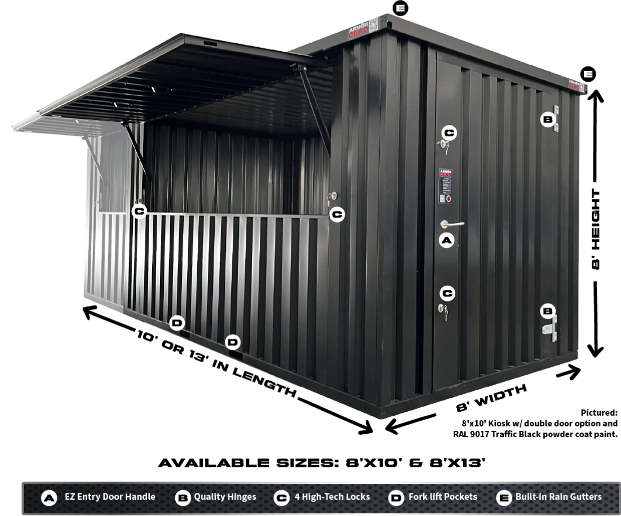 Storage containers in West Virginia, self storage containers near me, flatpack containers.