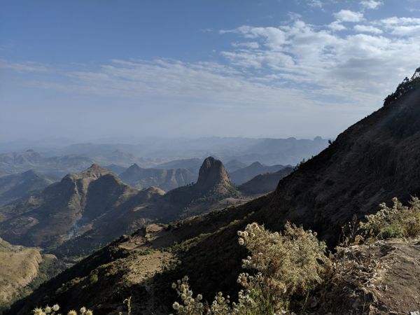 Simien Mountains escarpment views Ethiopia