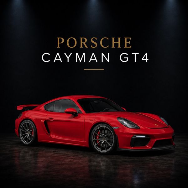 Porsche Cayman GT4, an exceptional sports car featured by LEBOR Performance Cars.