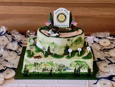 SHA Rotary Memorial Golf Outing Cake and Cookie Favors