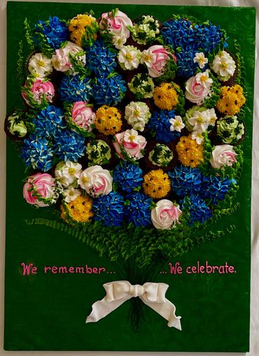 Celebration of Life Cupcake Bouquet