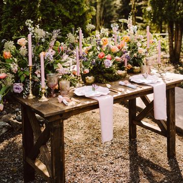 Sweetheart farm table, sweetheart table rental