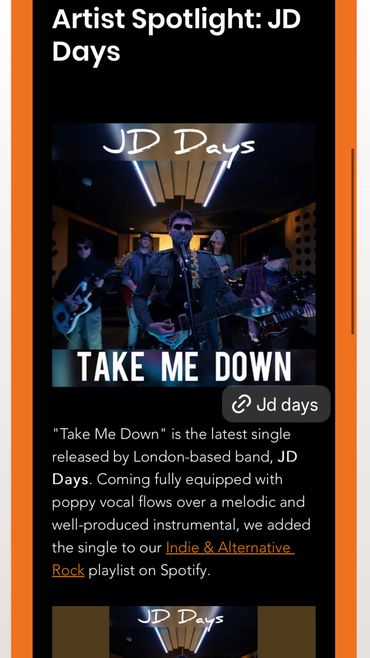 Bring back Brit Pop Take Me Down