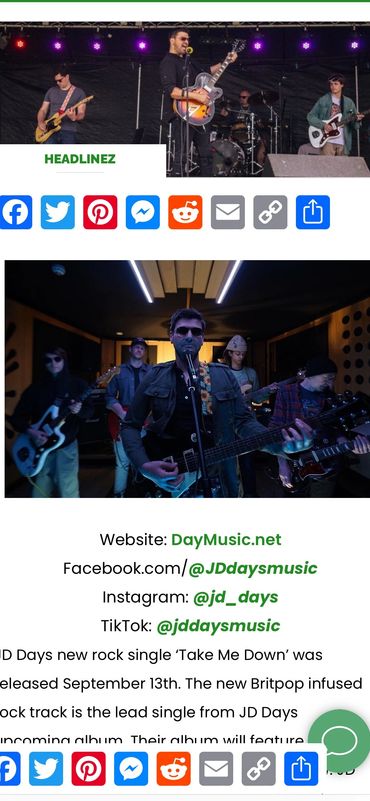 JD Days Review of Take Me Down Iggy Magazine