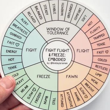 5 inch die cut sticker
Learn how these manifest in your body
suggested donation $7.99