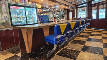 Photo Of The Counter At The 202 Diner