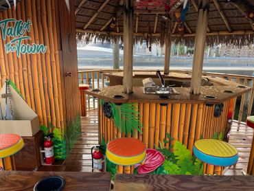 Tailfins Tiki Tour Boat Crab Island Destin