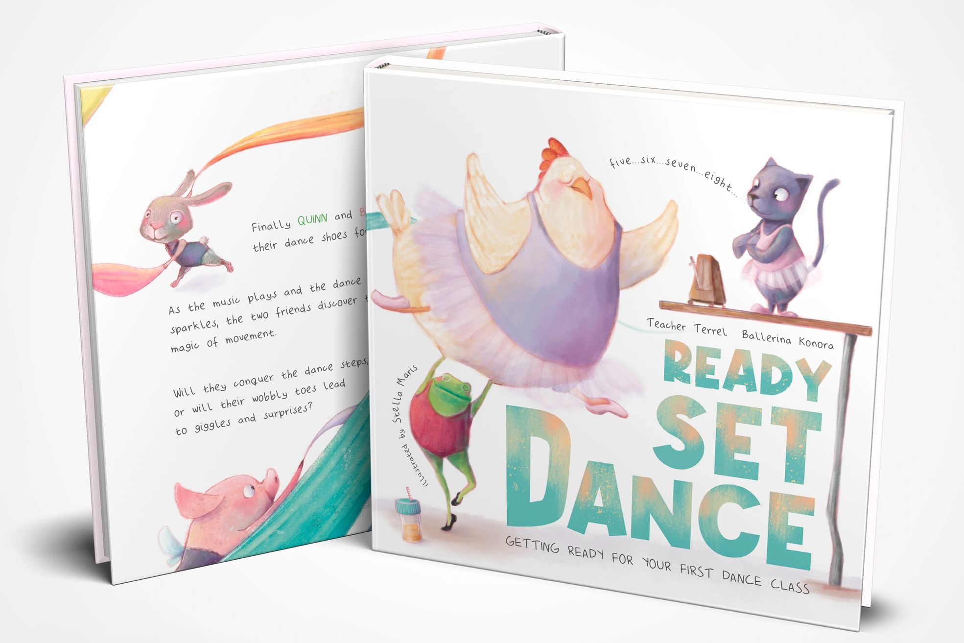 book cover: Ready Set Dance with dancing animal friends