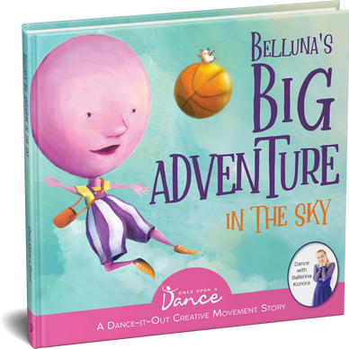 book cover with a balloon-head girl