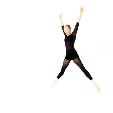 dancer doing a big jump