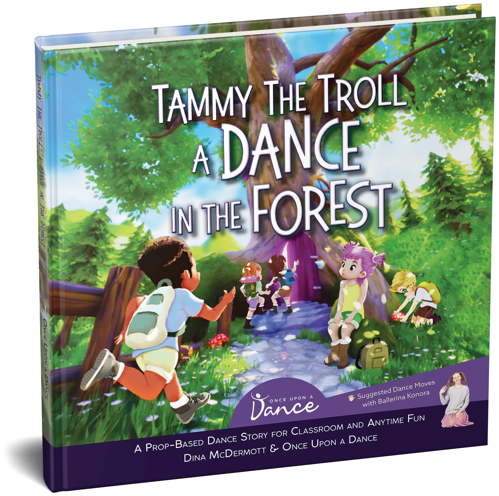 book cover with diverse children