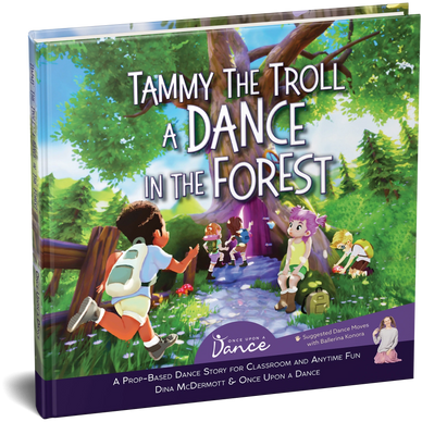 Book Cover of Tammy the Troll: A Dance in the Forest showing kids