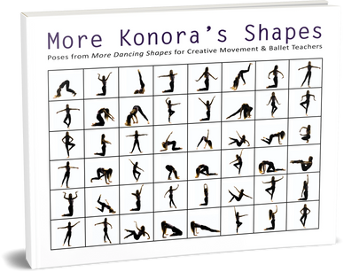 book cover with dance poses for dance class activities