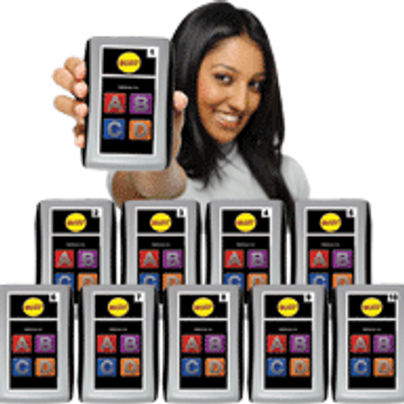 Wireless Audience Response Keypads