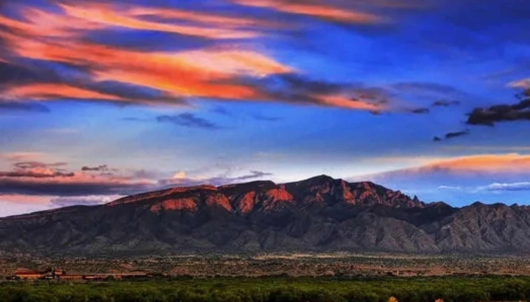 Sandia Mountains by Kim Jew