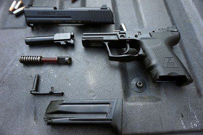 HK P2000 SK broken down.