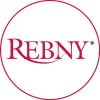 REBNY logo in red within a circle.