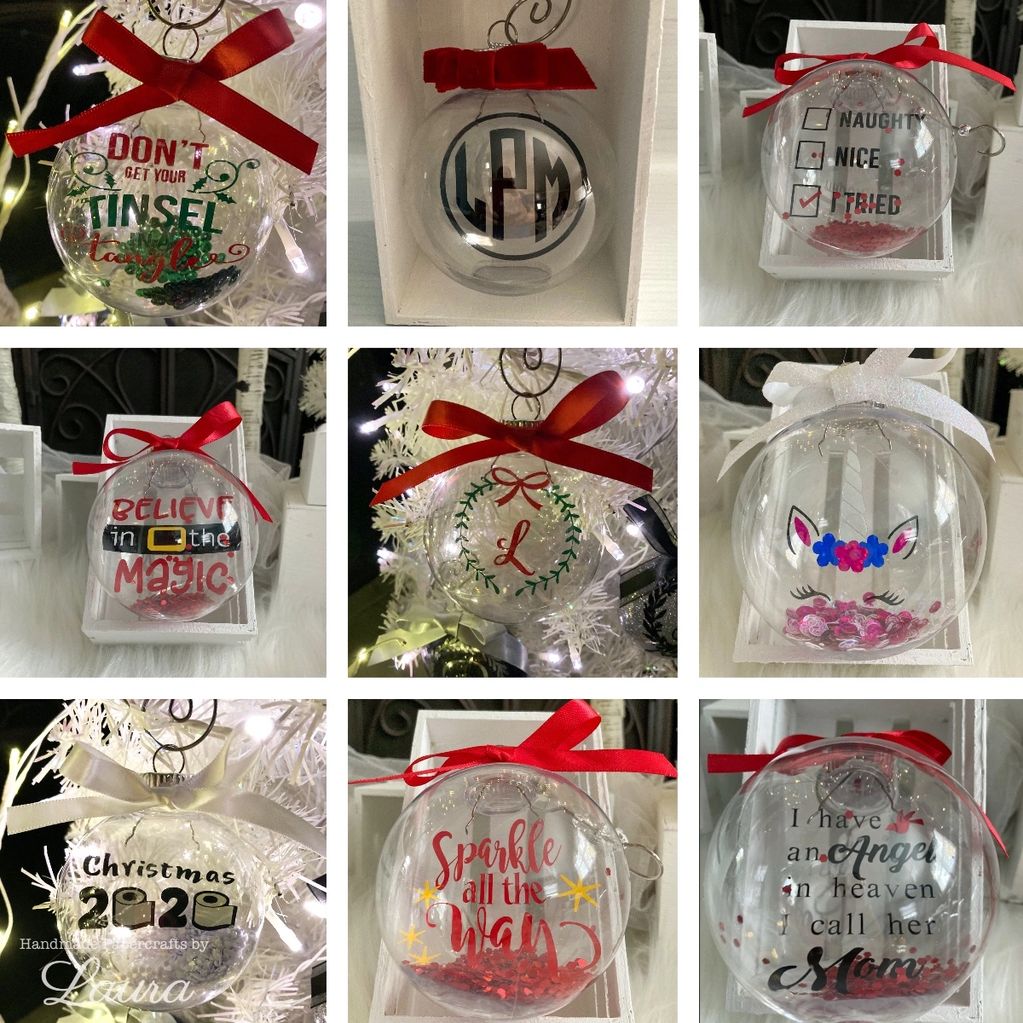 Floating Ornaments Handmade Personalized