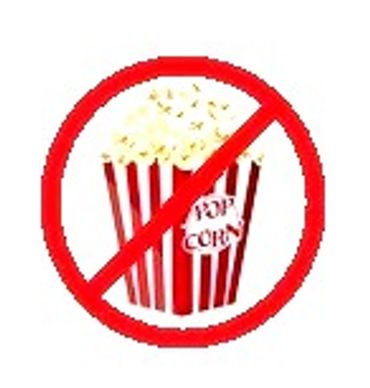 No popcorn allowed symbol.