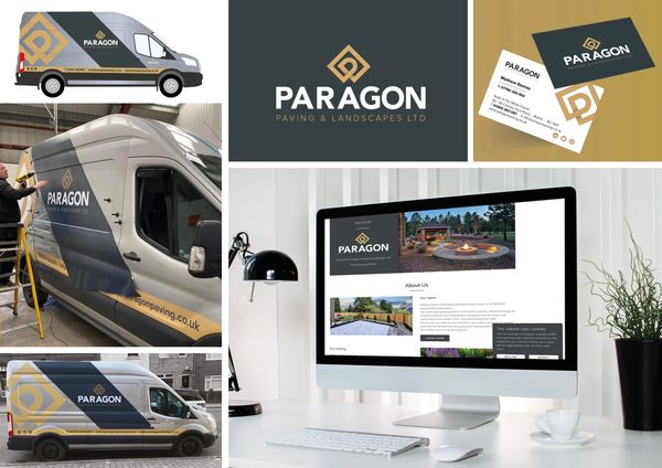 Logo design, van graphics (designed & installed), website content, business cards, NCR pads
