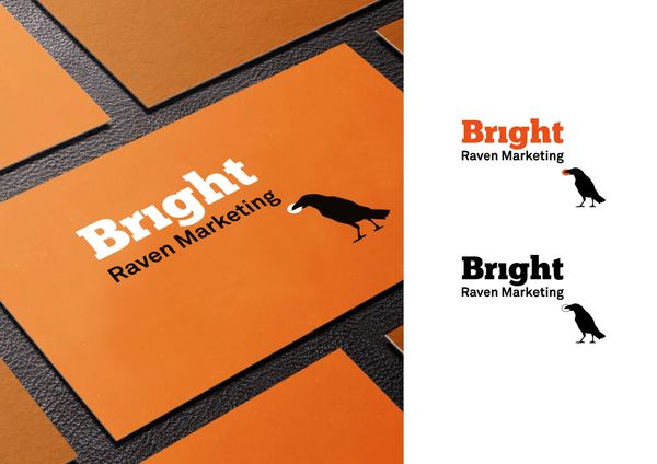 Bright Raven Marketing brand design