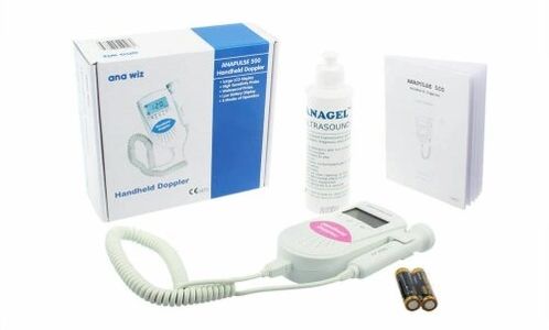A vascular doppler with specialised gel and batteries.