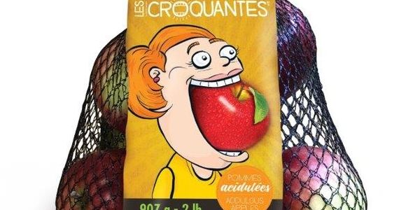 Pommes de variété Macintosh.