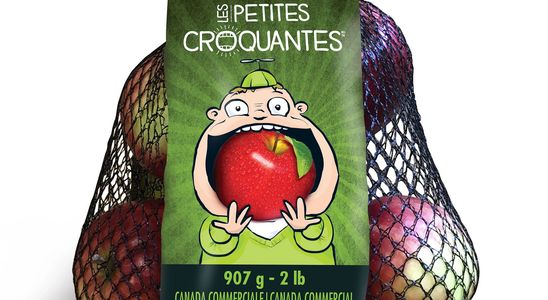 Pommes de petit calibre d'une variété croquante, selon le choix du chef!