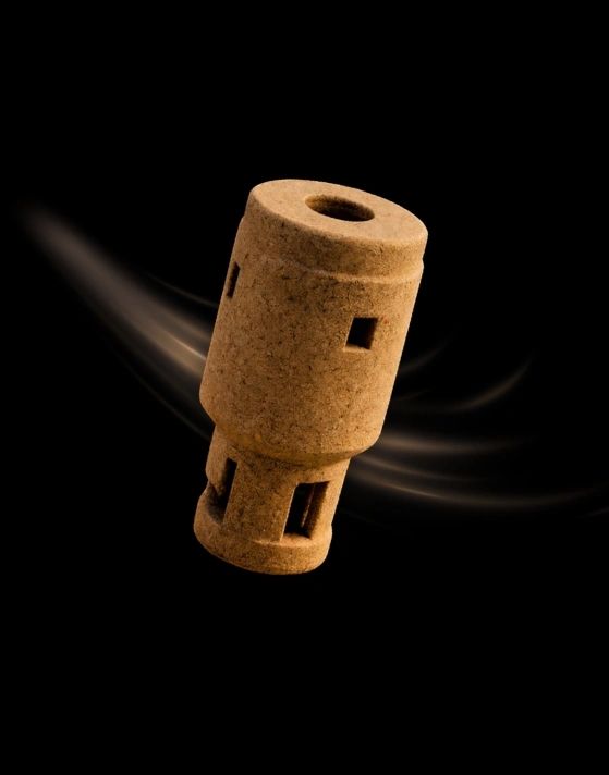 Ethicork passive air care technology using an engineered cork fragrance medium