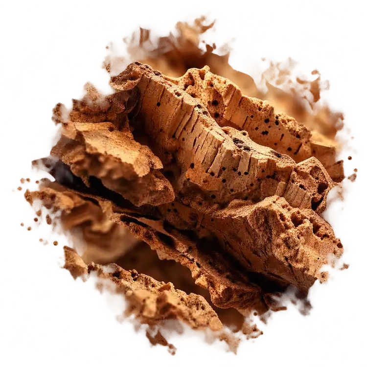 Natural cork fragrance medium for air care by Ennovamark