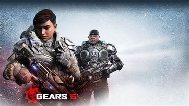 
"Gears 5" is an action-packed third-person shooter featuring intense combat against the Swarm.