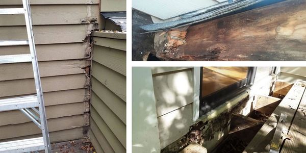 We repair wood rot and water damage