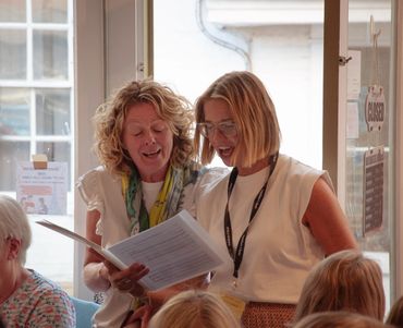 Friendships are made at Jubilate Choir.