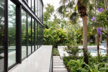 Outdoor paradise added to this modern addition on a mid-century home