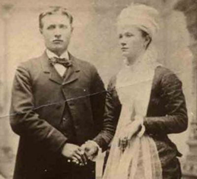 Hubert Kohn and Anna Mich Marriage Photo