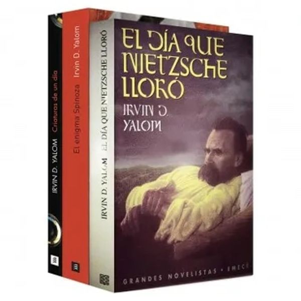 Set of three books by Irvin D. Yalom in Spanish.