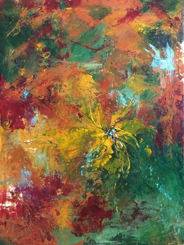 "Traveling Through Life" - acrylic on wood panel canvas. Unframed.
Size: 9"x12"x7/8" - $140 + s/h.